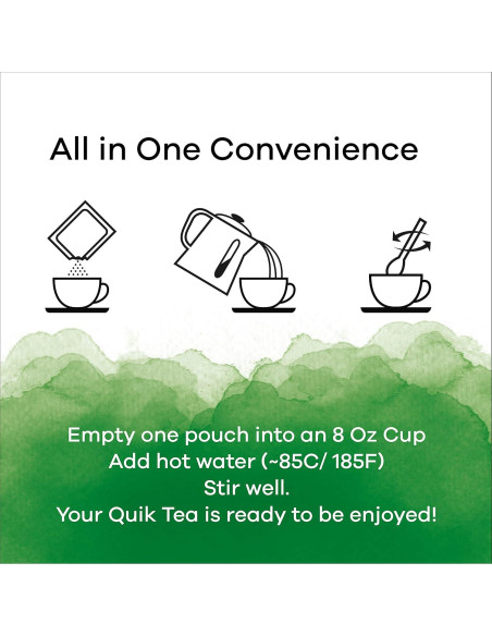 QuikTea Chai Latte Sin Azúcar Cardamomo 160g - Sabor Intenso