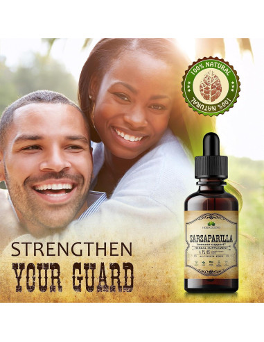 Extracto Líquido de Sarsaparilla Herbalicious 120ml - Sin Alcohol, Sin OGM