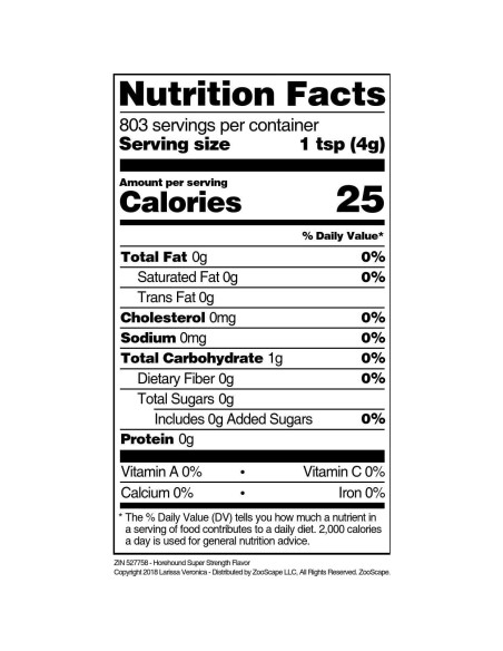 Sabor Super Fuerte de Horehound Larissa Veronica 227 g