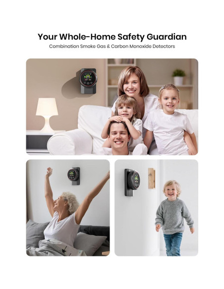 Detector de Monóxido de Carbono 5 en 1 TLMUSE HD13