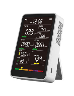 Monitor de Calidad del Aire AirWhisper 16 en 1 Portátil Blanco