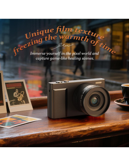 Cámara Digital 4K XHJBaby 64MP Retro con Pantalla Plegable
