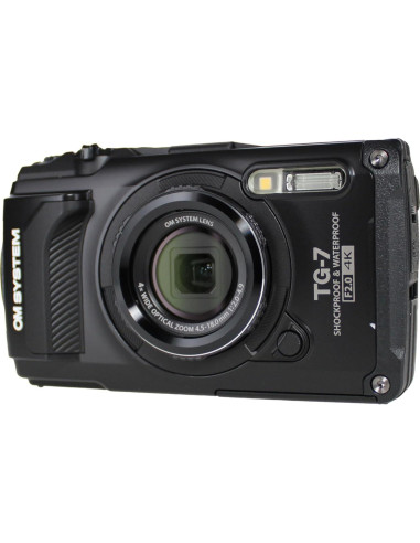 Cámara Digital OM System Tough TG-7 Negra + Accesorios