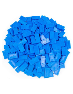 Dominó a Granel 100pcs - Bloques de Construcción Azul