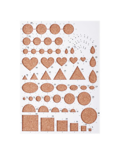 Plantilla de Quilling BCP Circular 21x17 cm para Manualidades