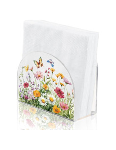 Soporte para Servilletas Acrílico SUPERDANT Clusters de Flores