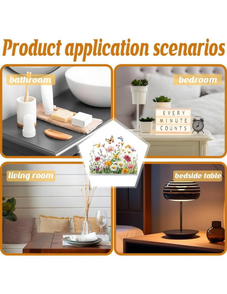 Soporte para Servilletas Acrílico SUPERDANT Clusters de Flores