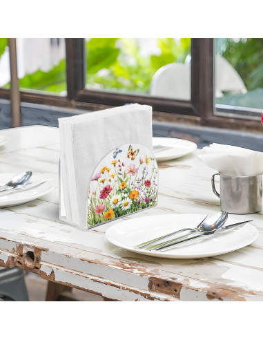 Soporte para Servilletas Acrílico SUPERDANT Clusters de Flores