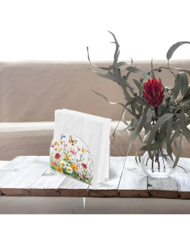 Soporte para Servilletas Acrílico SUPERDANT Clusters de Flores