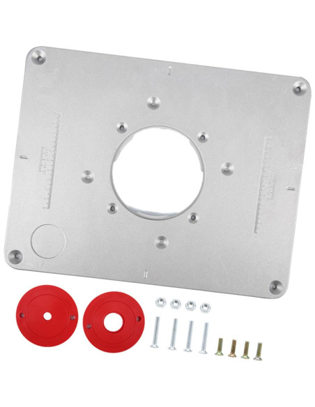 Mesa de Inserción para Router Hyuduo 300x235mm Aluminio
