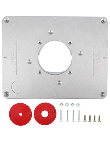 Mesa de Inserción para Router Hyuduo 300x235mm Aluminio
