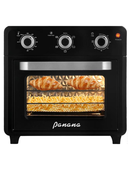 Horno Tostador Airfryer Panana 1400W 21QT 6 en 1 Acero Inoxidable