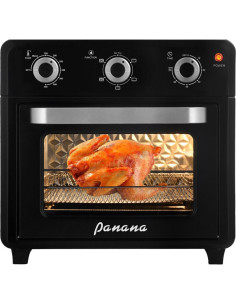 Horno Tostador Airfryer Panana 1400W 21QT 6 en 1 Acero Inoxidable 2