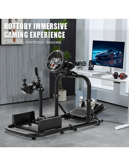 Cockpit de Simulador de Carreras HOTTOBY 50mm Ajustable PC PS4 Xbox