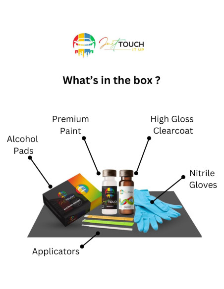 Kit de pintura de retoque JUST TOUCH IT UP 15ml Perla Verde Obsidiana