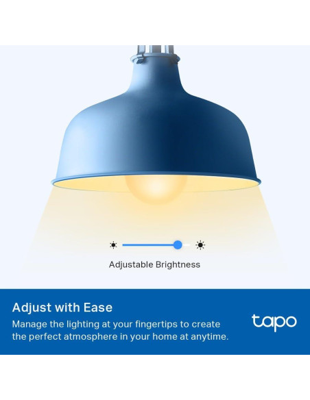 Bombillas Inteligentes Tapo TP-Link L510E, 800 Lúmenes, 2700K, 4 Pzas