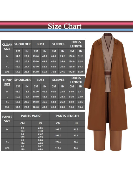 Disfraz de Jedi para Hombre con Sables de Luz y Túnica