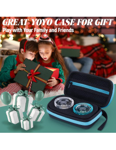 Yoyo MagicYoyo K2 Cristal Verde y Blanco + 12 Cuerdas 2