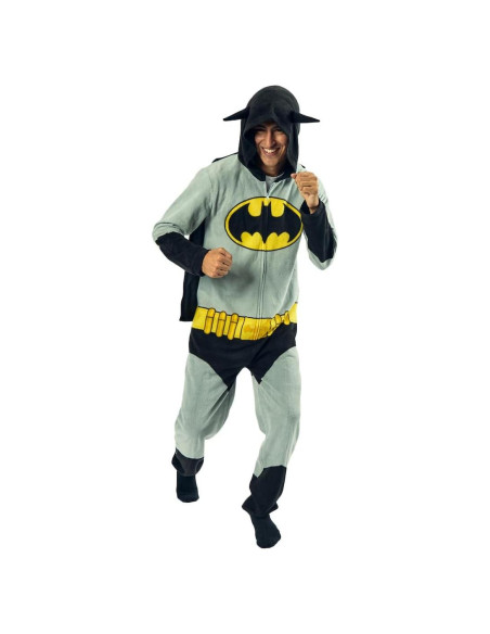 Traje de Una Pieza Batman Bioworld para Hombre con Capucha