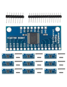 10 Módulos CD74HC4067 Multiplexor Analógico Digital 16 Canales