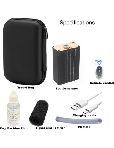 Máquina de Niebla Portátil UTU1-11A con Control Remoto