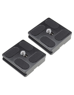 2 Placas de Liberación Rápida 40mm Micro Traders para Cámara