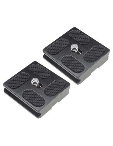 2 Placas de Liberación Rápida 40mm Micro Traders para Cámara