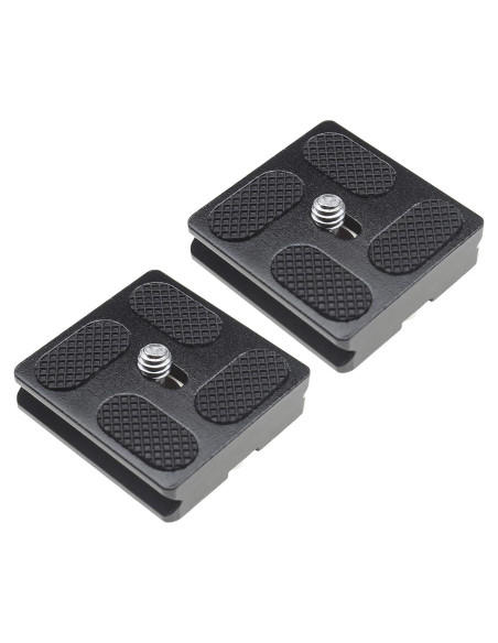 2 Placas de Liberación Rápida 40mm Micro Traders para Cámara