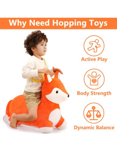 Zorro Inflable iPlay, iLearn para Montar 45x28 cm 2