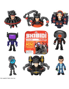 Figuras de Misterio Skibidi Toilet Serie 2 - Bonkers - 8 Personajes 2