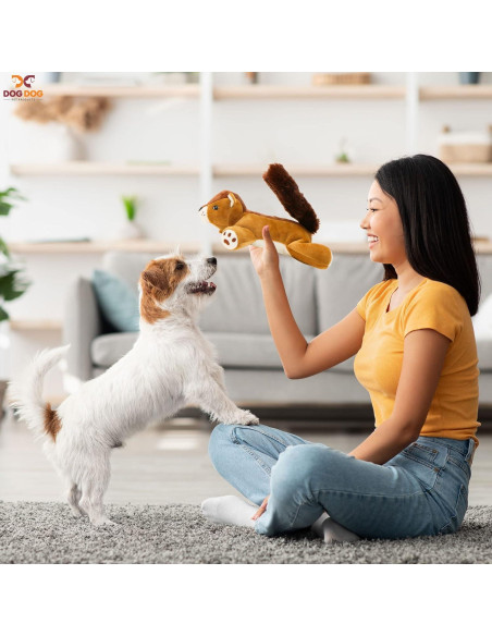 Juguete de Peluche Ardilla Perro Perro 25.4cm Suave y Duradero
