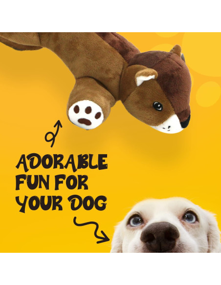 Juguete de Peluche Ardilla Perro Perro 25.4cm Suave y Duradero