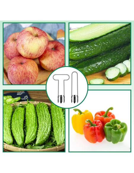 Descorazonador de Manzanas y Pimientos CCDANSIYUCR - Juego de 2