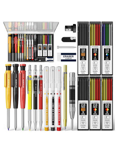 Juego de Lápices de Carpintero STAGEEK 22 Piezas con Estuche