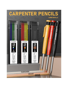 Juego de Lápices de Carpintero STAGEEK 22 Piezas con Estuche 2