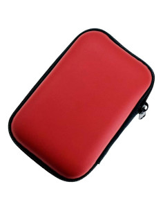 Funda de Almacenamiento Portátil YDLan para Auriculares Rojo