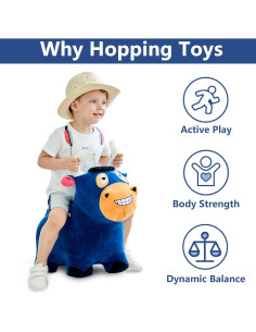 Juguete Inflable Toro Saltarín iPlay, iLearn 1.5kg 55.88cm 2