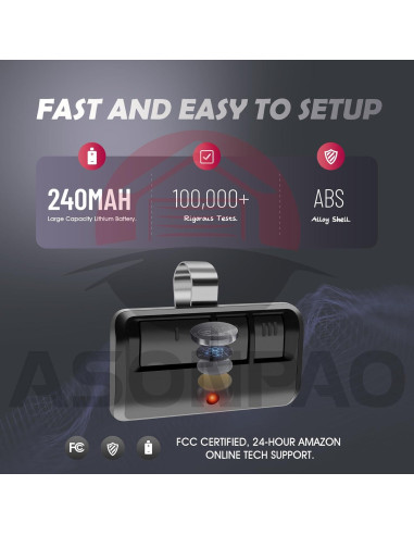 Control Remoto Universal LiftMaster 893MAX para Garaje 2Pak