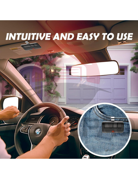 Control Remoto Universal LiftMaster 893MAX para Garaje 2Pak