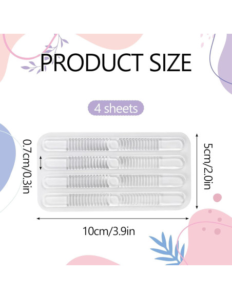 16 Agarre de Correa Antideslizante Gel Invisible para Tacones