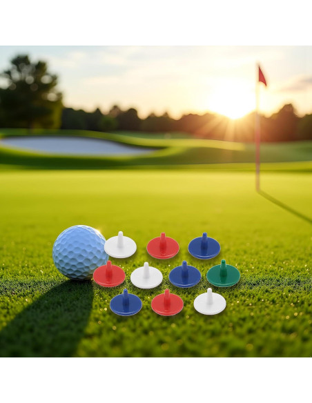 50 Marcadores de Pelota de Golf Cauaoa 1.8 cm Color Aleatorio