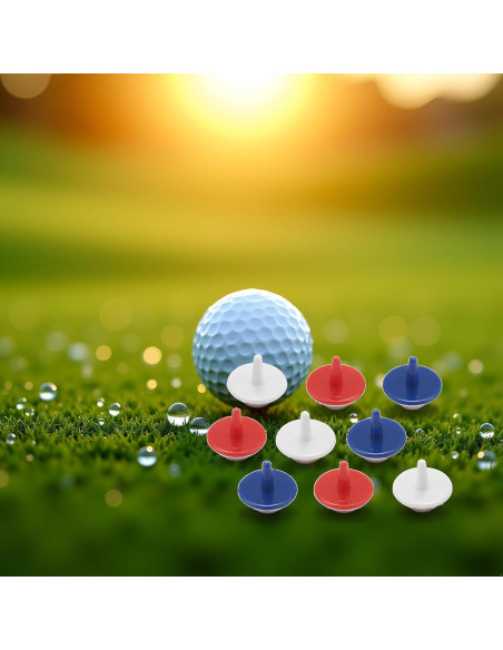 50 Marcadores de Pelota de Golf Cauaoa 1.8 cm Color Aleatorio