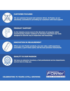 Calibrador Dial Fowler 52-030-006-1 Dual 0-150mm Precisión 2