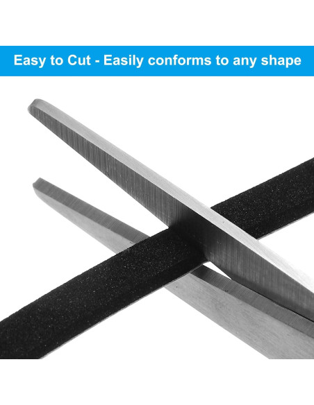 Tira de Sellado PATIKIL 7.92m Espuma Alta Densidad Negro