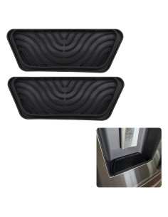 Bandejas de Goteo de Silicona ZHMEINA 2 Pcs 21x8cm Negro