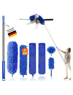 Kit Plumero Microfibra 7 en 1 HDView Extensible 254 cm