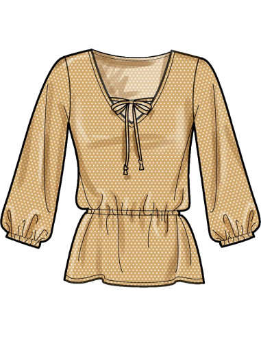Kit de Patrón de Costura Simplicity S9469 para Blusas Tallas 16-24