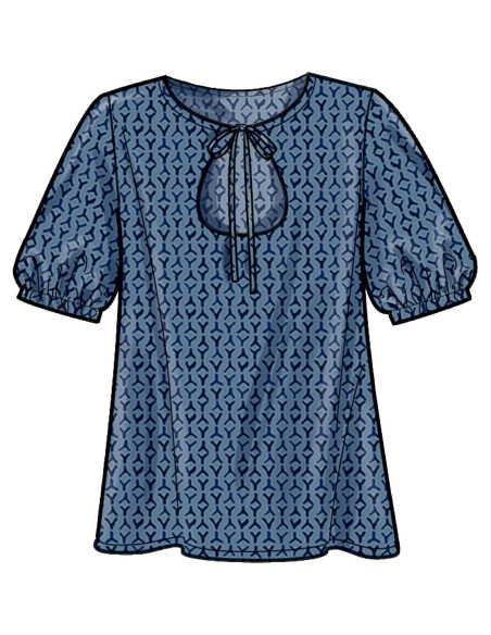 Kit de Patrón de Costura Simplicity S9469 para Blusas Tallas 16-24