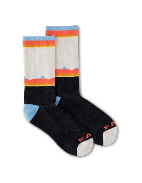 Calcetines KAVU Moonwalk Mid Crew Talla Única Rango Atardecer