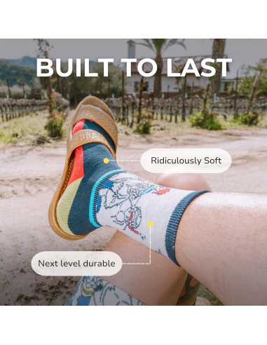 Calcetines KAVU Moonwalk Mid Crew Talla Única Rango Atardecer